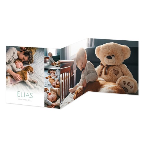 Dubbelgevouwen Kaart Vierkant 14,3 x 14,3 cm