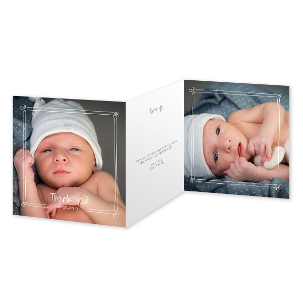 Double Folded Card Square 14,3 x 14,3 cm