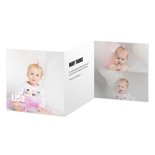 Fotokort 6 sider Kvadratisk 14,3 x 14,3 cm