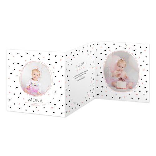 Fotokort 6 sider Kvadratisk 14,3 x 14,3 cm