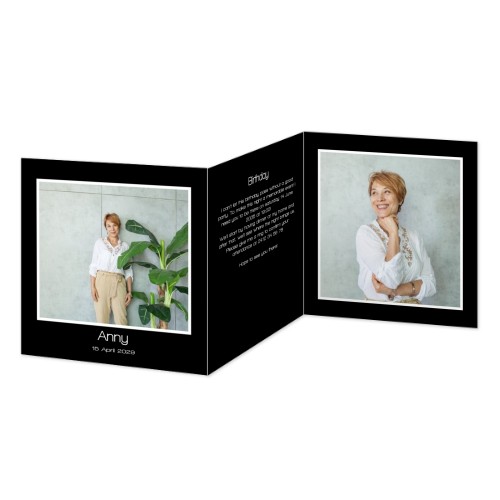 Double Folded Card Square 14,3 x 14,3 cm