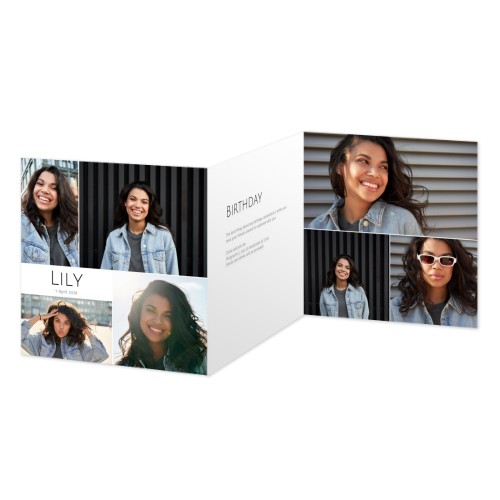 Fotokort 6 sidor Kvadrat 14,3 x 14,3 cm Fotokort 6 sidor Kvadrat 14,3 x 14,3 cm