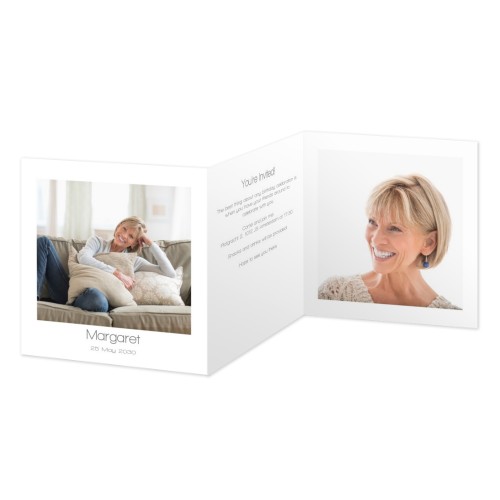 Faire-part 3 volets Carré 14,3 x 14,3 cm Faire-part 3 volets Carré 14,3 x 14,3 cm