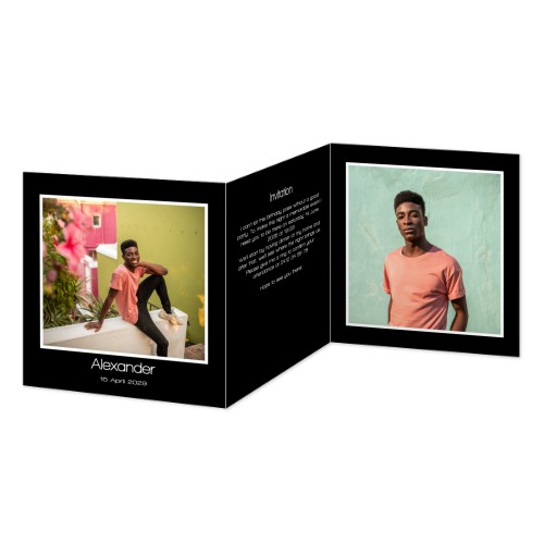 Double Folded Card Square 14,3 x 14,3 cm