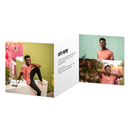 Fotokort 6 sider Kvadratisk 14,3 x 14,3 cm