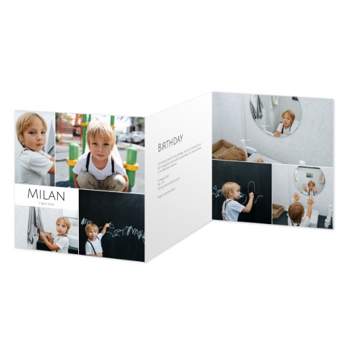 Fotokort 6 sidor Kvadrat 14,3 x 14,3 cm