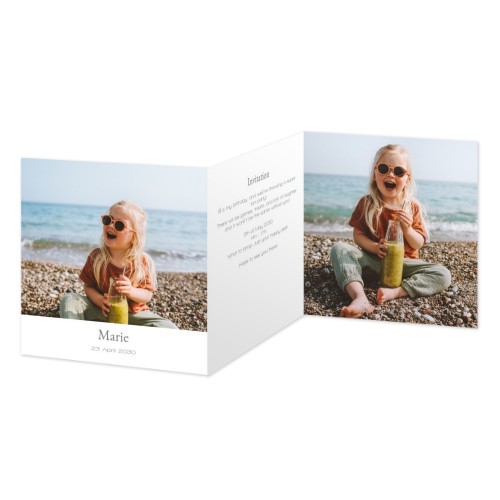 Fotokort 6 sider Kvadratisk 14,3 x 14,3 cm