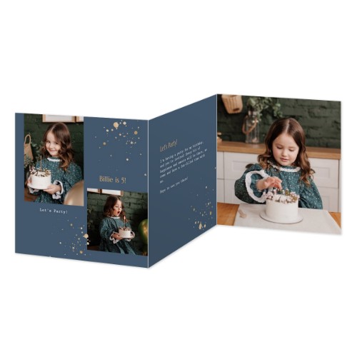 Faire-part 3 volets Carré 14,3 x 14,3 cm Faire-part 3 volets Carré 14,3 x 14,3 cm