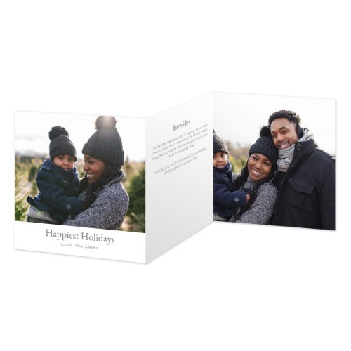 Faire-part 3 volets Carré 14,3 x 14,3 cm