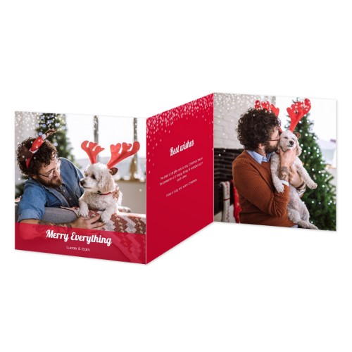 Fotokort 6 sidor Kvadrat 14,3 x 14,3 cm