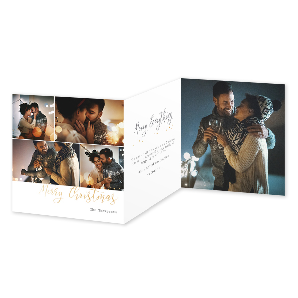 Fotokort 6 sider Kvadratisk 14,3 x 14,3 cm