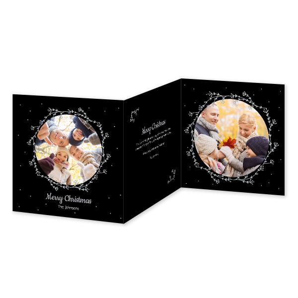 Double Folded Card Square 14,3 x 14,3 cm Double Folded Card Square 14,3 x 14,3 cm