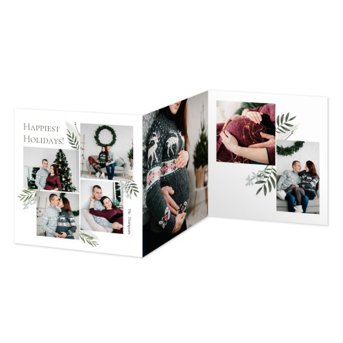 Faire-part 3 volets Carré 14,3 x 14,3 cm