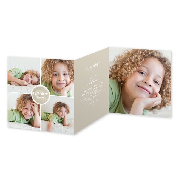 Double Folded Card Square 14,3 x 14,3 cm