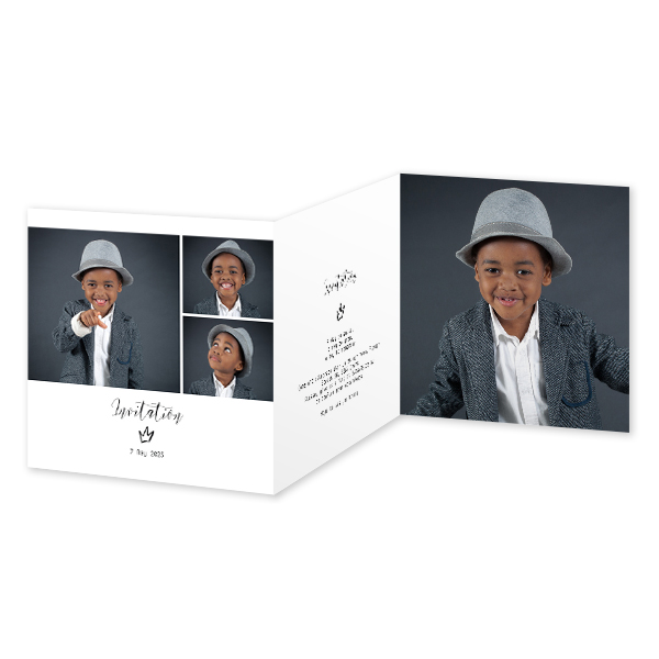 Fotokort 6 sider Kvadratisk 14,3 x 14,3 cm