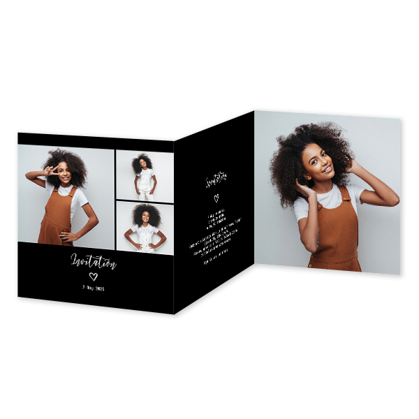 Double Folded Card Square 14,3 x 14,3 cm Double Folded Card Square 14,3 x 14,3 cm