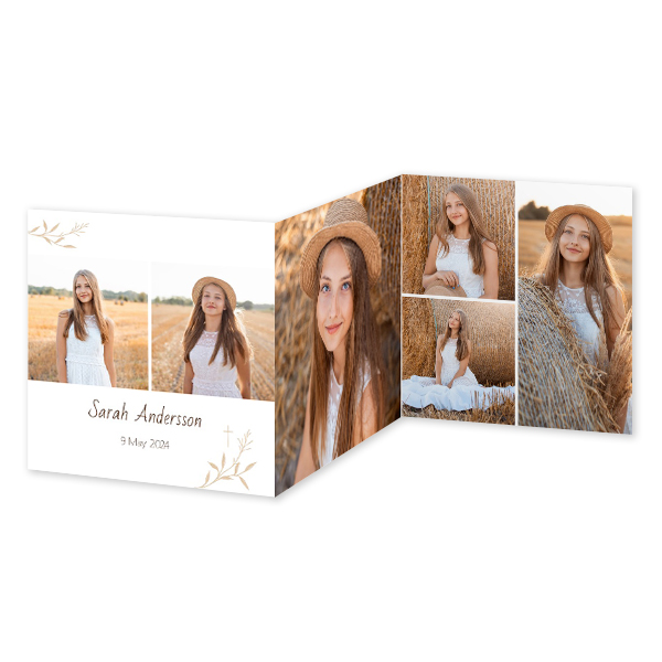 Double Folded Card Square 14,3 x 14,3 cm Double Folded Card Square 14,3 x 14,3 cm