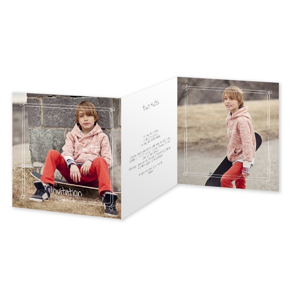 Double Folded Card Square 14,3 x 14,3 cm
