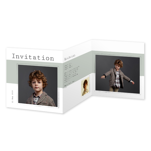 Fotokort 6 sider Kvadratisk 14,3 x 14,3 cm