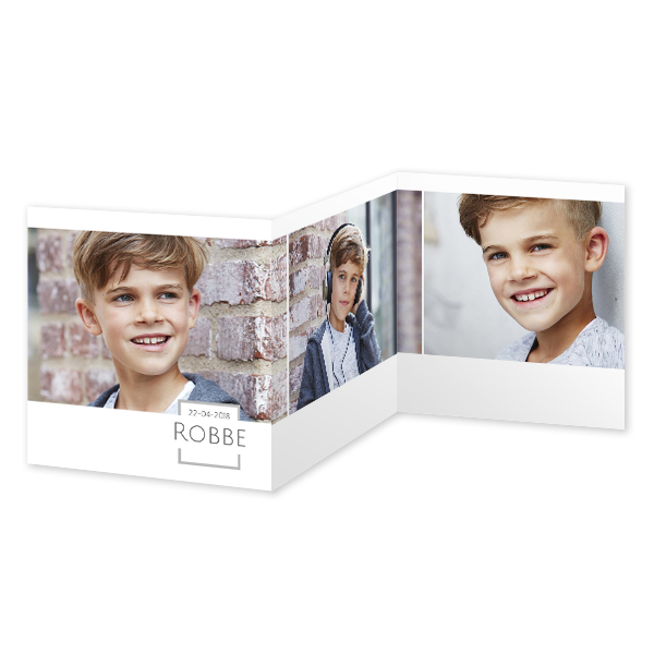 Text On Colored Frame Square