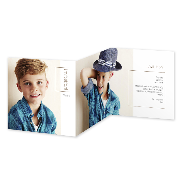 Double Folded Card Square 14,3 x 14,3 cm