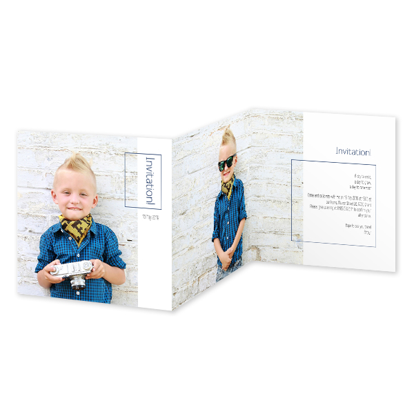 Double Folded Card Square 14,3 x 14,3 cm