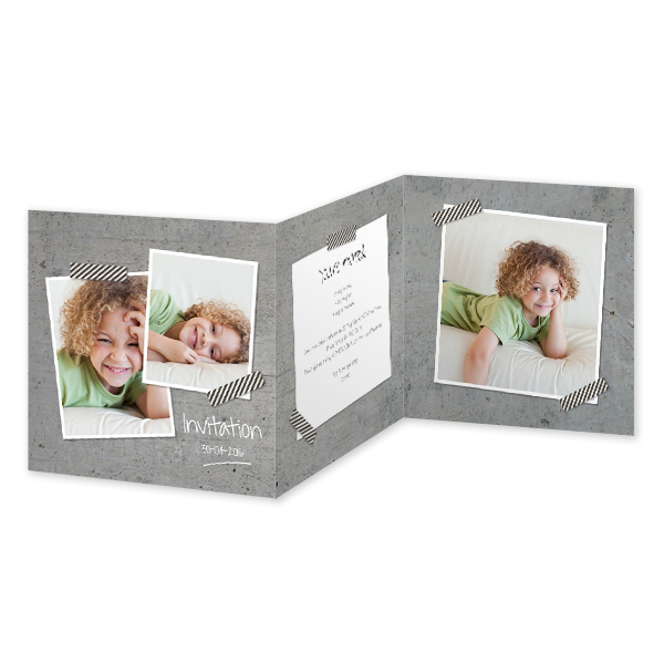 Fotokort 6 sider Kvadratisk 14,3 x 14,3 cm