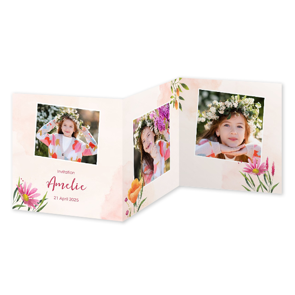 Double Folded Card Square 14,3 x 14,3 cm Double Folded Card Square 14,3 x 14,3 cm