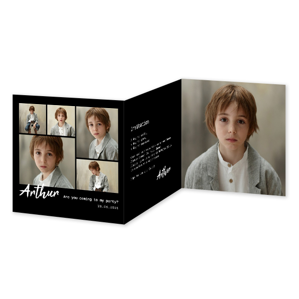 Double Folded Card Square 14,3 x 14,3 cm