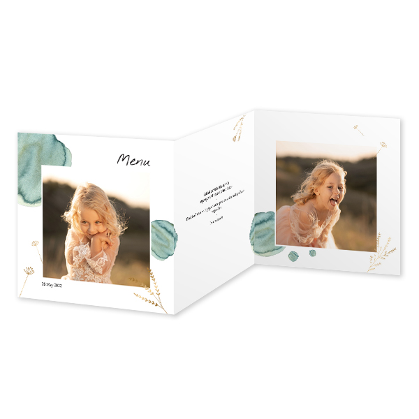 Double Folded Card Square 14,3 x 14,3 cm Double Folded Card Square 14,3 x 14,3 cm