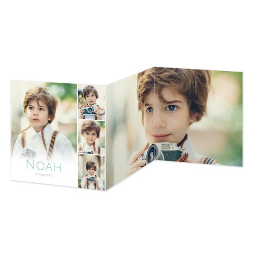 Faire-part 3 volets Carré 14,3 x 14,3 cm Faire-part 3 volets Carré 14,3 x 14,3 cm