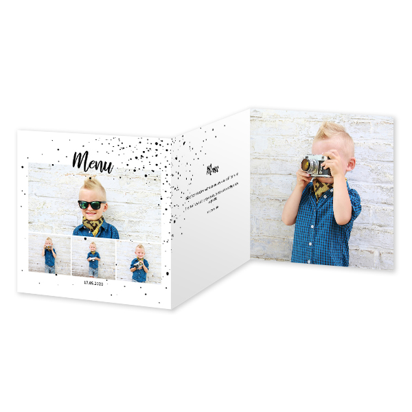 Double Folded Card Square 14,3 x 14,3 cm Double Folded Card Square 14,3 x 14,3 cm