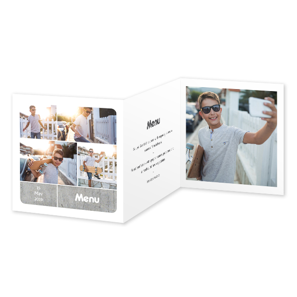 Double Folded Card Square 14,3 x 14,3 cm