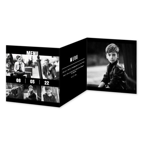 Fotokort 6 sider Kvadratisk 14,3 x 14,3 cm