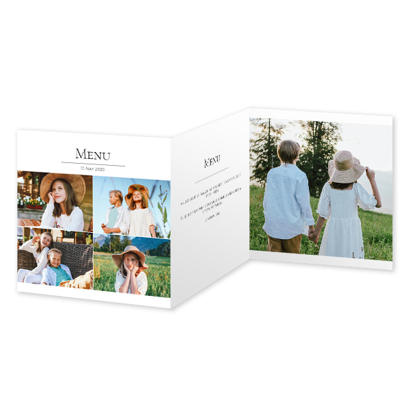Double Folded Card Square 14,3 x 14,3 cm Double Folded Card Square 14,3 x 14,3 cm