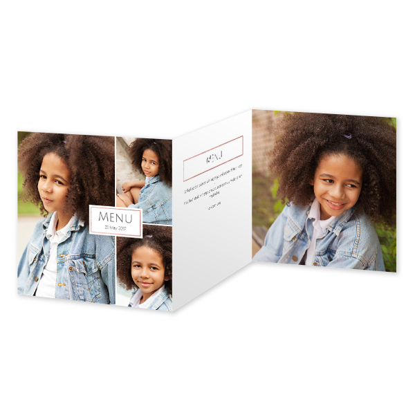 Double Folded Card Square 14,3 x 14,3 cm