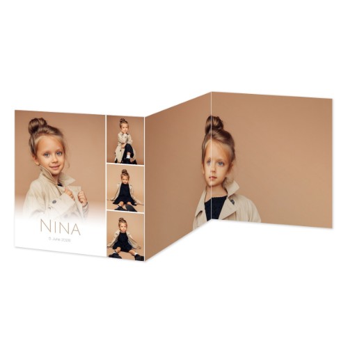 Double Folded Card Square 14,3 x 14,3 cm