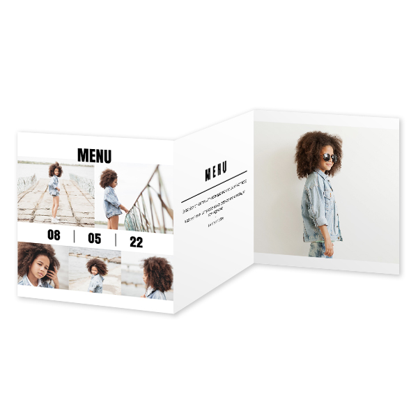 Double Folded Card Square 14,3 x 14,3 cm Double Folded Card Square 14,3 x 14,3 cm