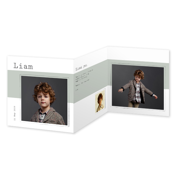 Fotokort 6 sider Kvadratisk 14,3 x 14,3 cm Fotokort 6 sider Kvadratisk 14,3 x 14,3 cm