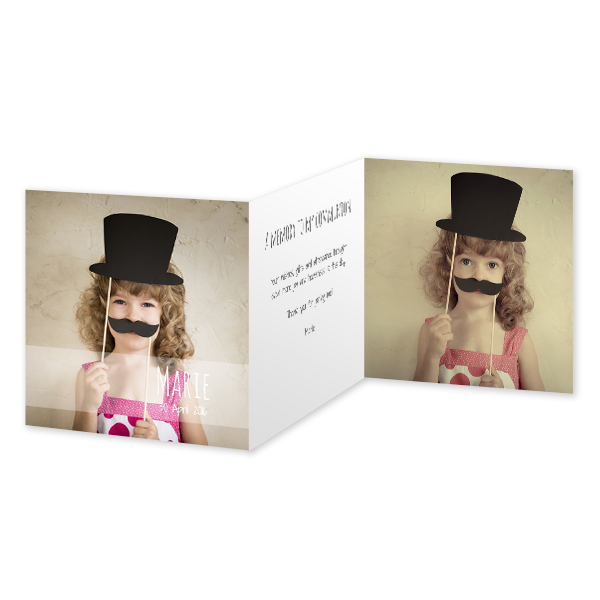 Double Folded Card Square 14,3 x 14,3 cm Double Folded Card Square 14,3 x 14,3 cm