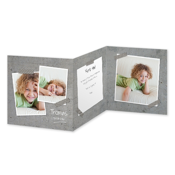 Fotokort 6 sider Kvadratisk 14,3 x 14,3 cm