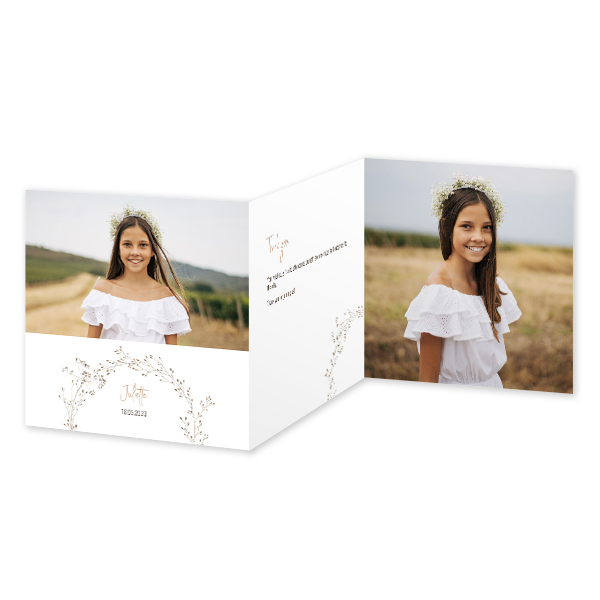 Double Folded Card Square 14,3 x 14,3 cm