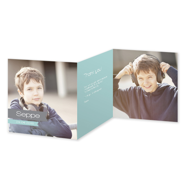 Fotokort 6 sider Kvadratisk 14,3 x 14,3 cm