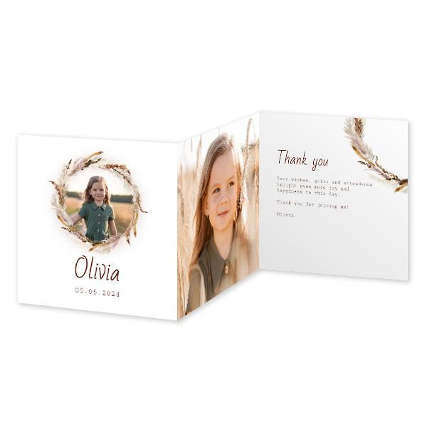 Double Folded Card Square 14,3 x 14,3 cm