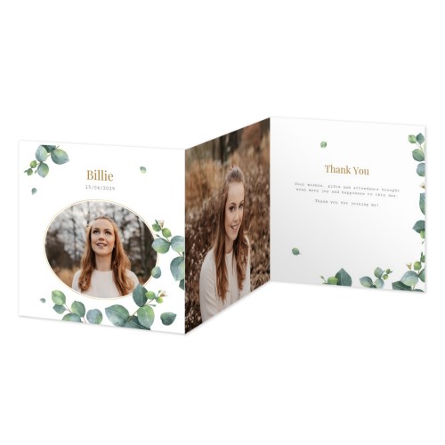 Double Folded Card Square 14,3 x 14,3 cm