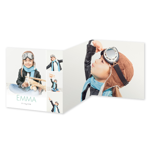 Fotokort 6 sidor Kvadrat 14,3 x 14,3 cm