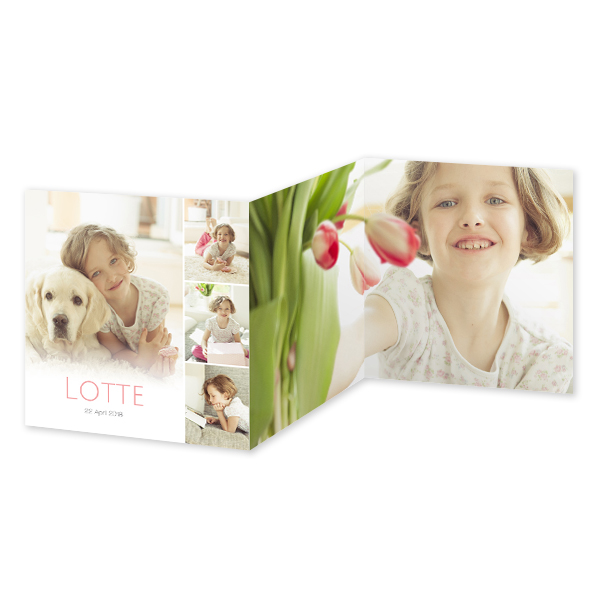 Fotokort 6 sidor Kvadrat 14,3 x 14,3 cm