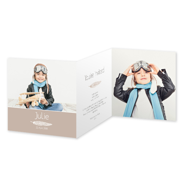 Double Folded Card Square 14,3 x 14,3 cm