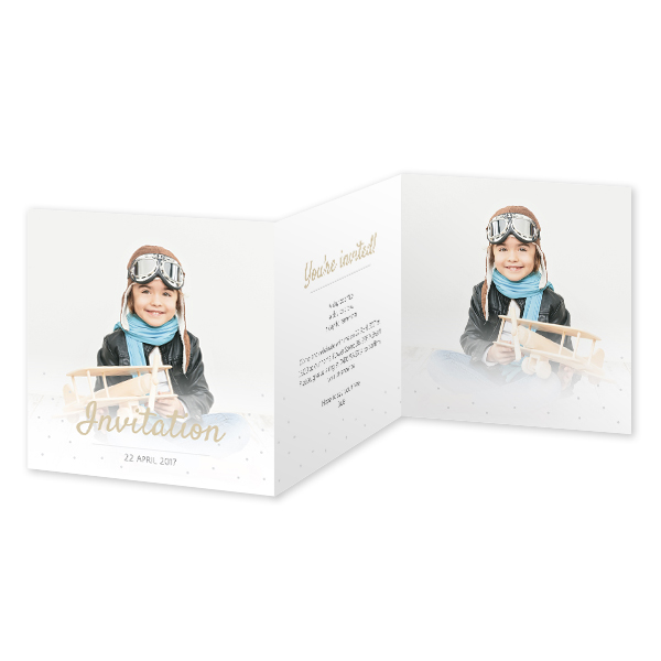 Double Folded Card Square 14,3 x 14,3 cm