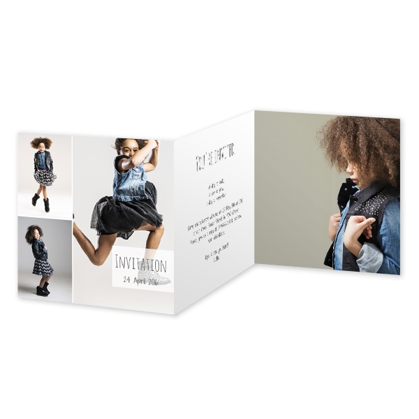 Double Folded Card Square 14,3 x 14,3 cm